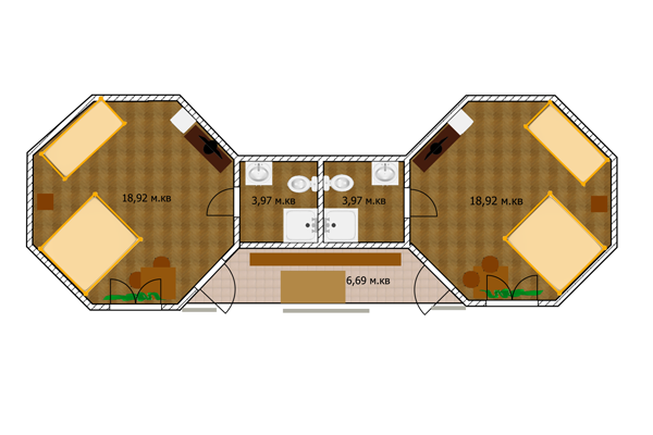 Семейный бунгало